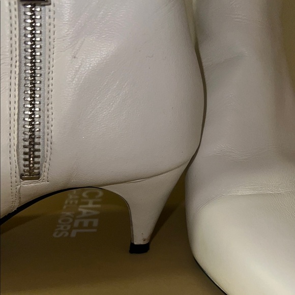Michael Kors Women's White Ankle Boots - Picture 3 of 5